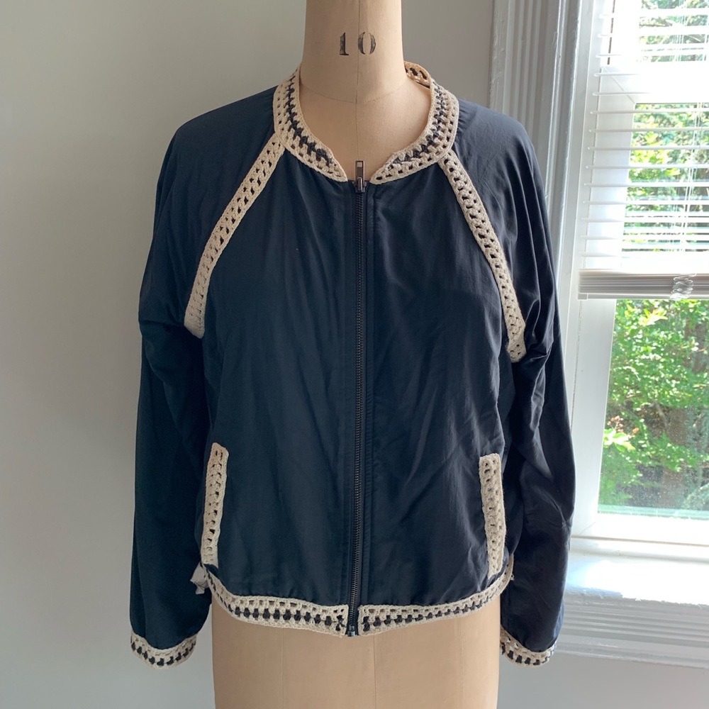 Free People Lightweight Zip-Up Jacket
